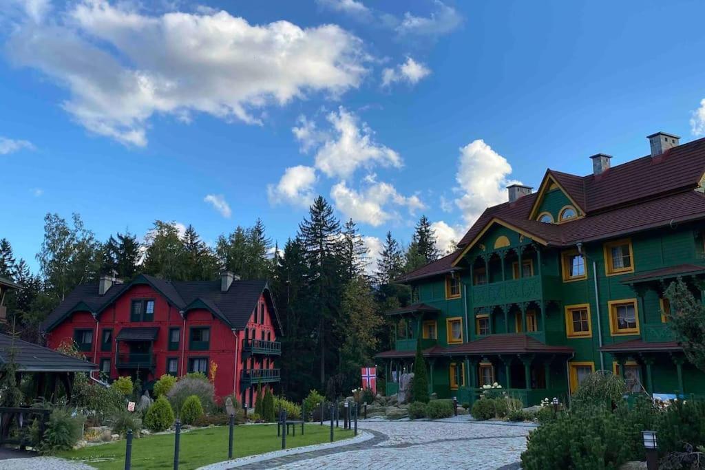 Dolina Wikingow-Apartament Suite Z Tarasem W Ogrodzie, Miejscem W Garazu I Dostepem Do Strefy Wellness Szklarska Poreba Exterior photo